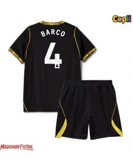 Chelsea Valentin Barco #4 Echipament de Fotbal Replică 2026-27 Copii Deplasare (+ Șorturi)